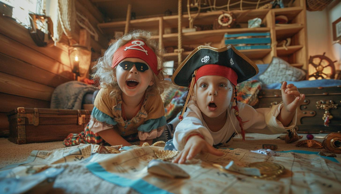 Organiser une chasse au trésor thématique pour enfants à domicile